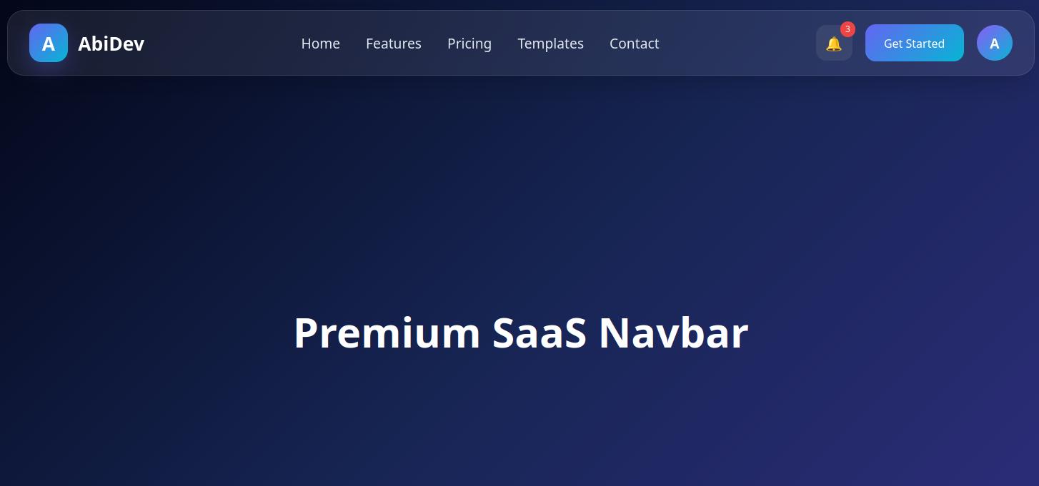 Premium Navbar